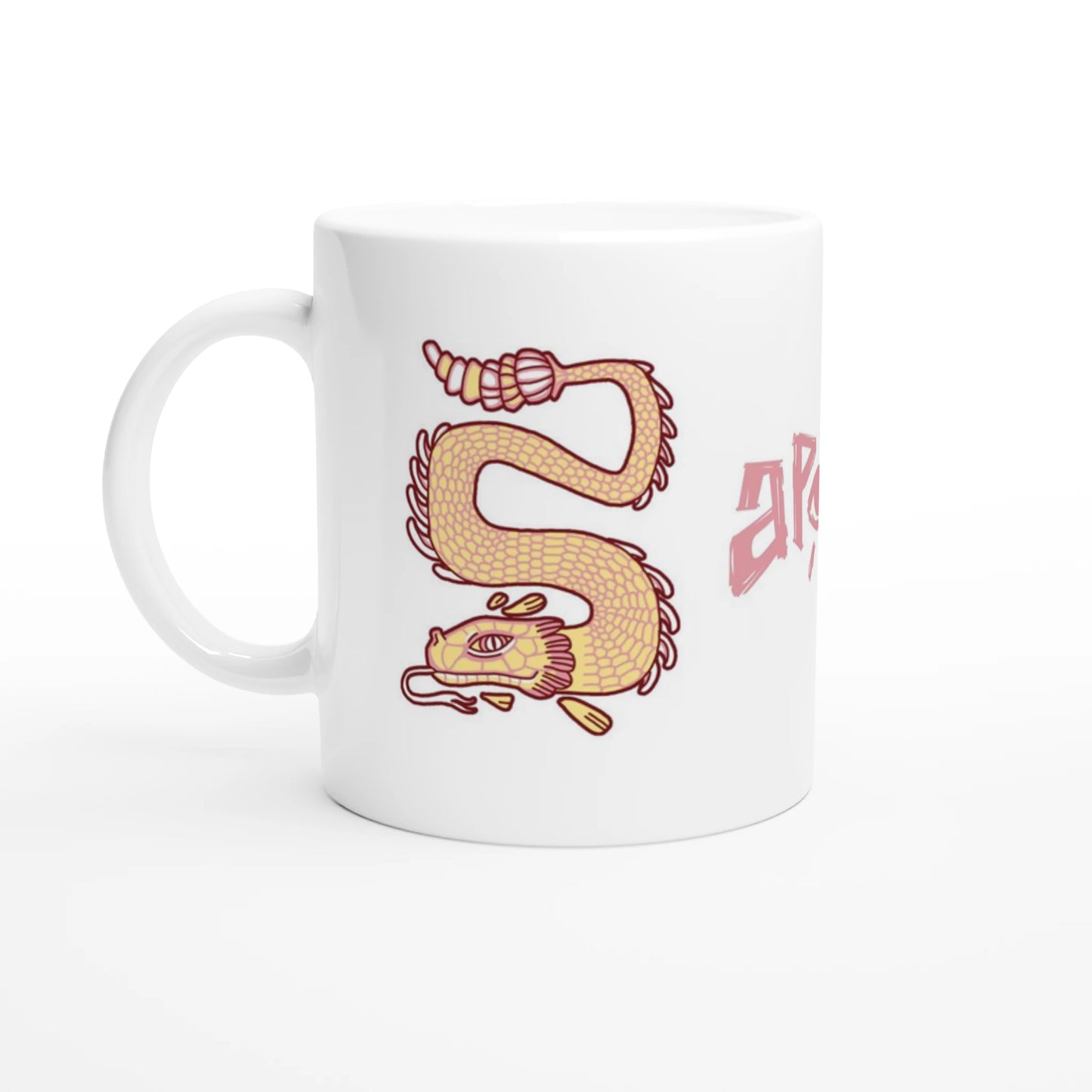 Mug au design d'APOU SHINY – Duo de Serpents - un jeu de cartes familial plein de malice et de stratégie - Editeur : NO ONE GAMES