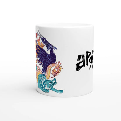 Mug au design d'APOU SHINY – Bataille des familles - un jeu de cartes familial plein de malice et de stratégie - Editeur : NO ONE GAMES