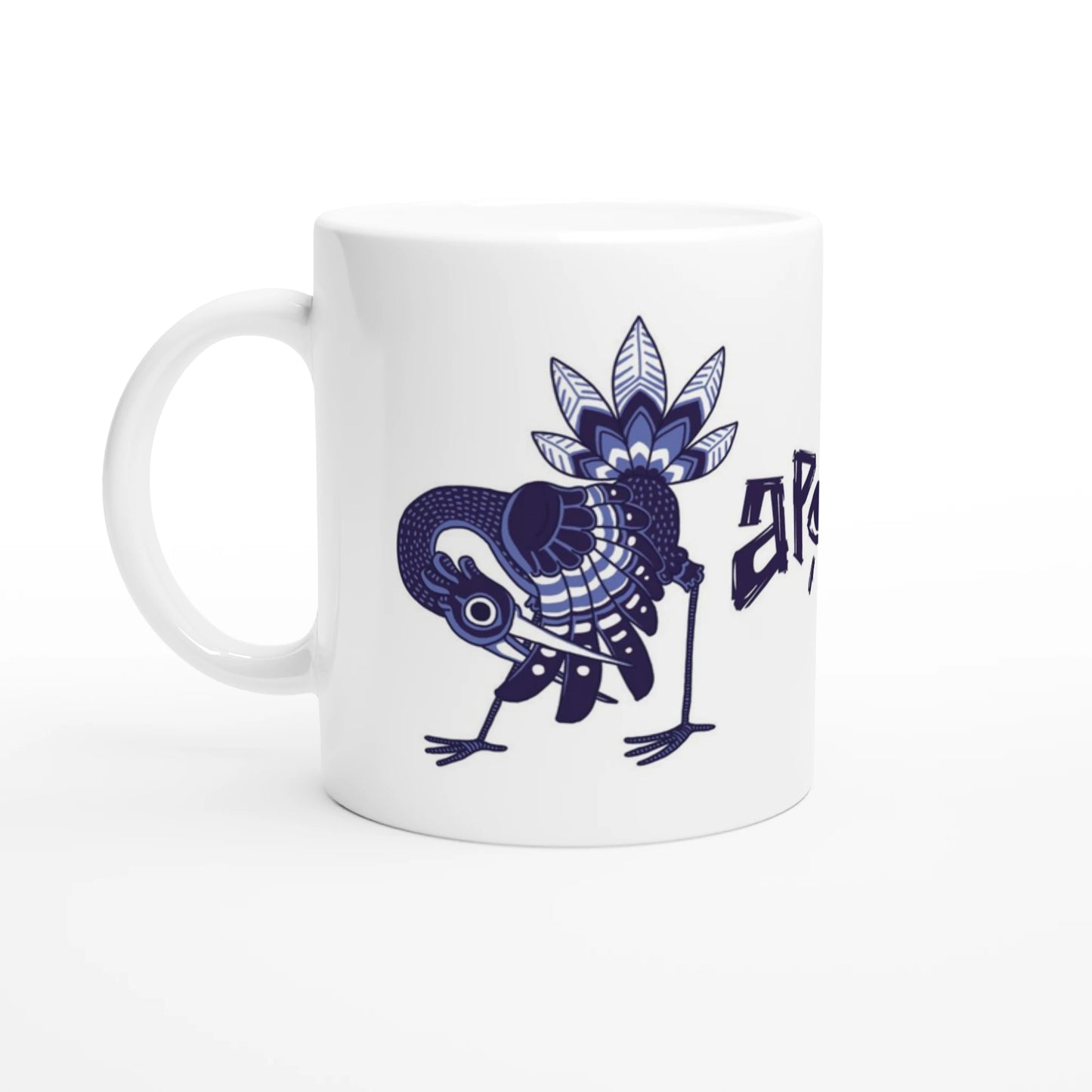 Mug au design d'APOU SHINY – Duo d'Oiseaux- un jeu de cartes familial plein de malice et de stratégie - Editeur : NO ONE GAMES