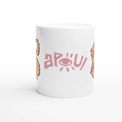 Mug au design d'APOU SHINY – Duo de Serpents - un jeu de cartes familial plein de malice et de stratégie - Editeur : NO ONE GAMES