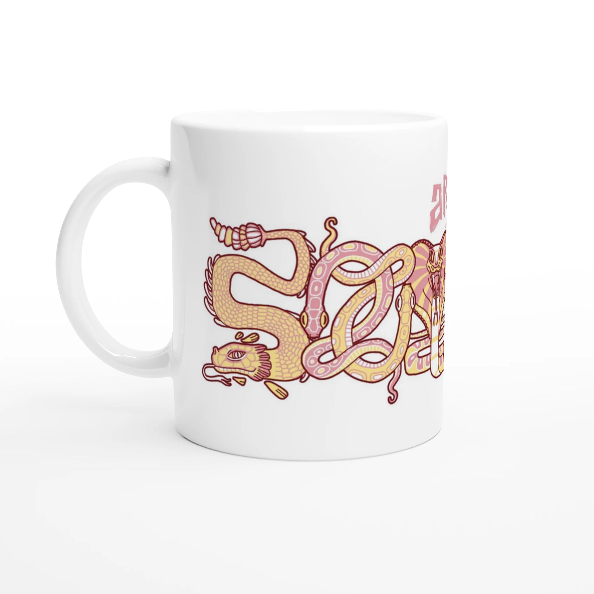 Mug au design d'APOU SHINY – Famille des Serpents- un jeu de cartes familial plein de malice et de stratégie - Editeur : NO ONE GAMES