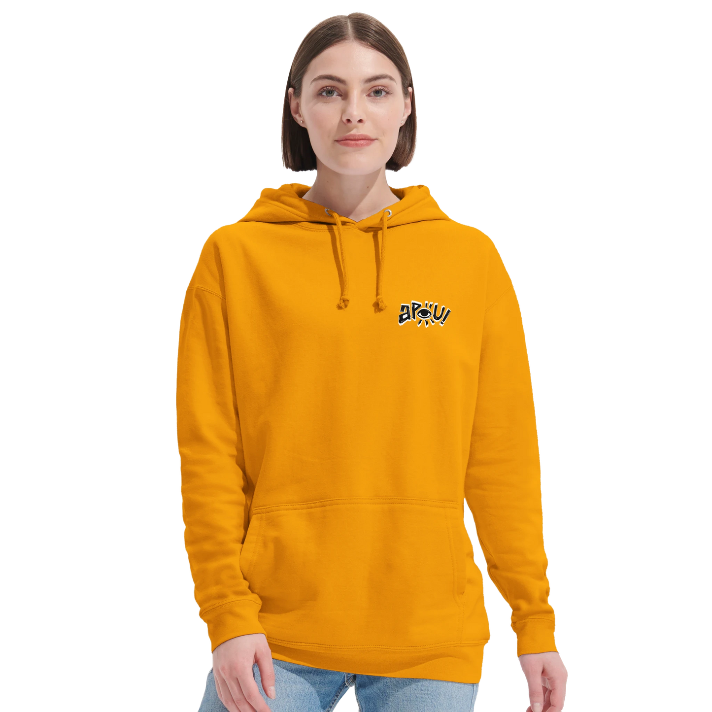 Sweat-Shirt à capuche au design d'APOU SHINY – Famille des Oiseaux en Totem - un jeu de cartes familial plein de malice et de stratégie - Editeur : NO ONE GAMES
