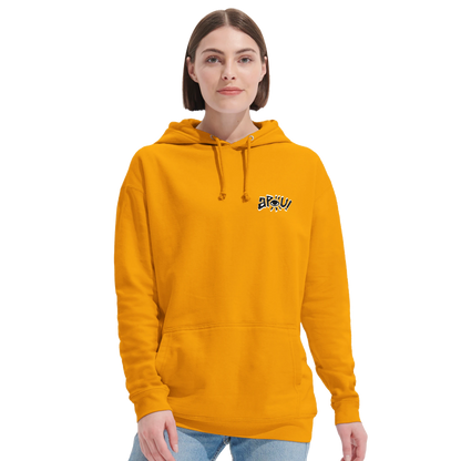 Sweat-Shirt à capuche au design d'APOU SHINY – Famille des Oiseaux en Totem - un jeu de cartes familial plein de malice et de stratégie - Editeur : NO ONE GAMES