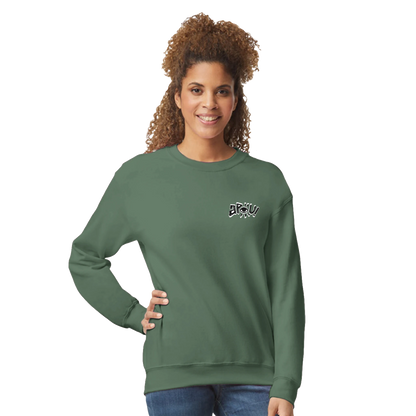 Sweat-Shirt au design d'APOU SHINY – Famille des Singes en Totem - un jeu de cartes familial plein de malice et de stratégie - Editeur : NO ONE GAMES