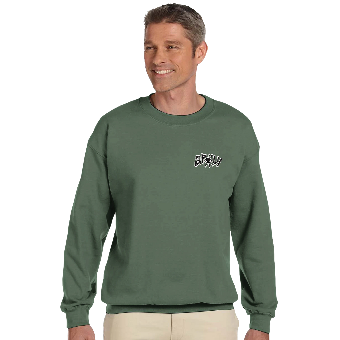 Sweat-Shirt au design d'APOU SHINY – Famille des Singes en Totem - un jeu de cartes familial plein de malice et de stratégie - Editeur : NO ONE GAMES