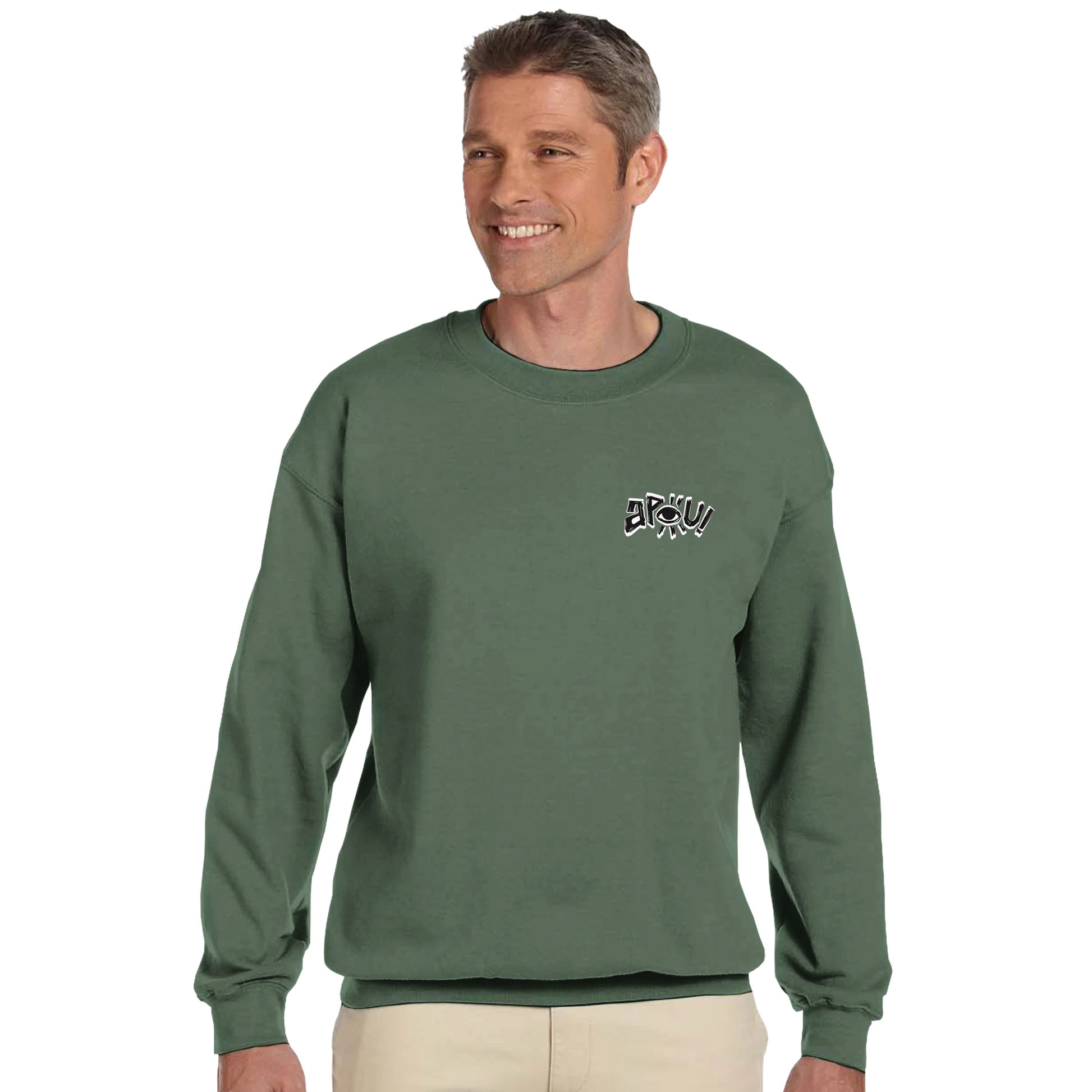 Sweat-Shirt au design d'APOU SHINY – Famille des Singes en Totem - un jeu de cartes familial plein de malice et de stratégie - Editeur : NO ONE GAMES