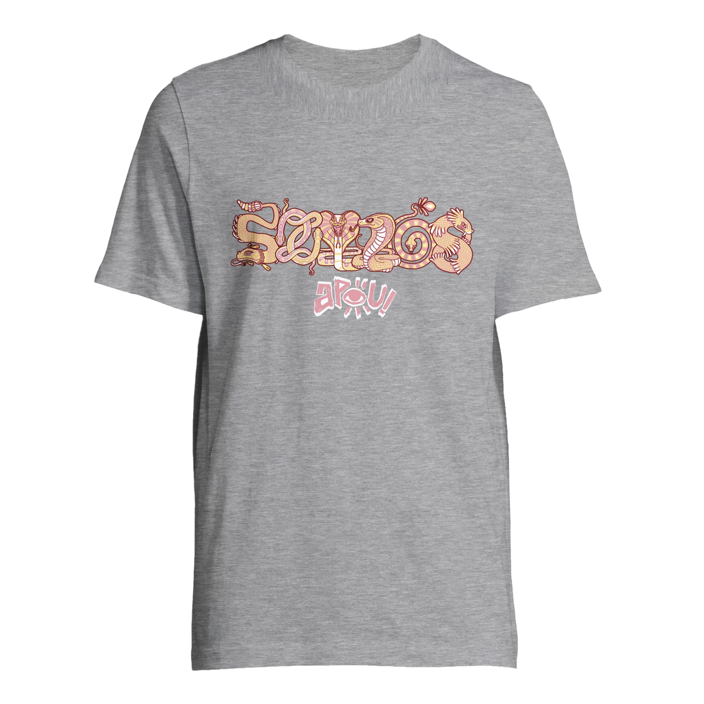 T-shirt au design d'APOU SHINY – Famille des Serpents en Clan - un jeu de cartes familial plein de malice et de stratégie - Editeur : NO ONE GAMES