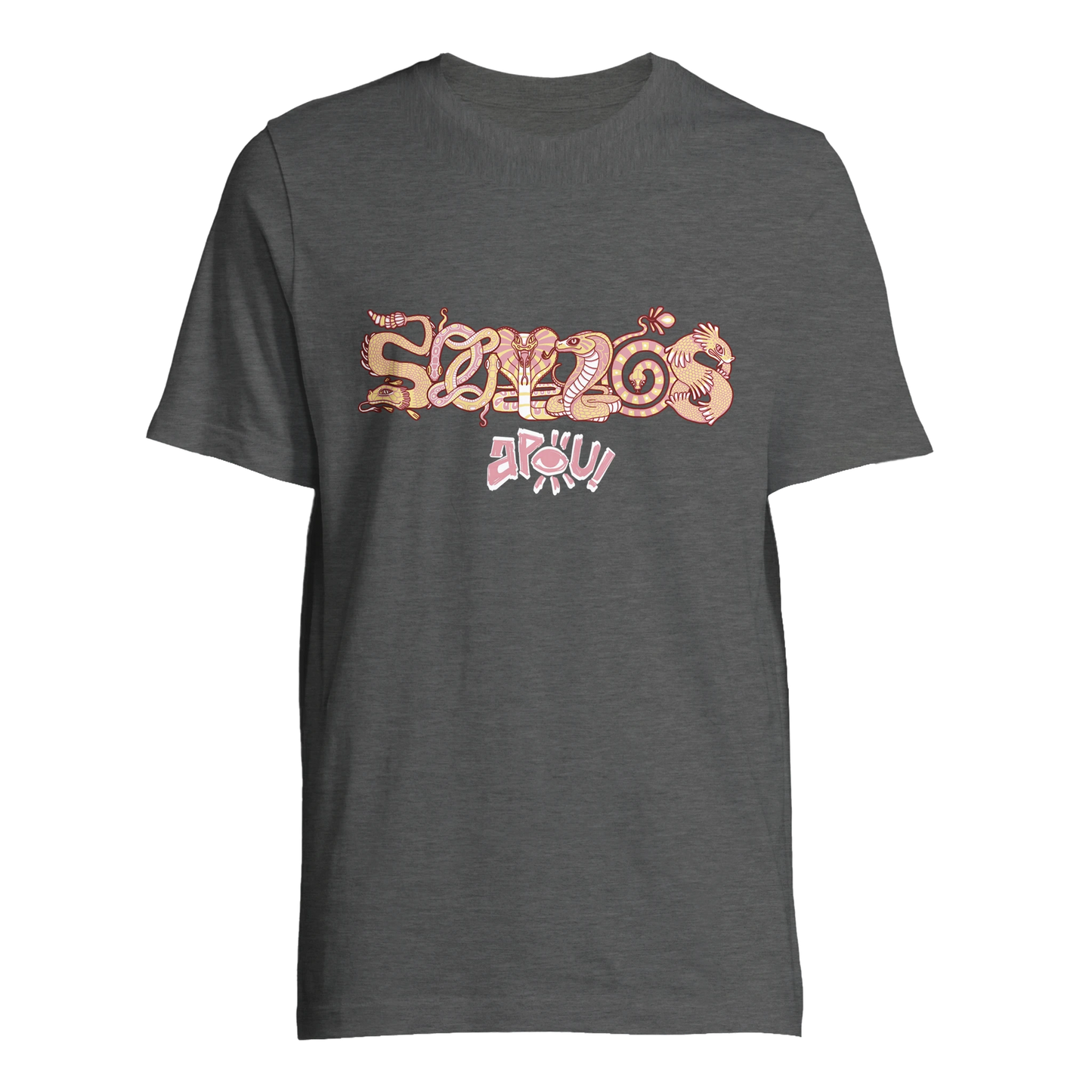T-shirt au design d'APOU SHINY – Famille des Serpents en Clan - un jeu de cartes familial plein de malice et de stratégie - Editeur : NO ONE GAMES