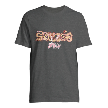 T-shirt au design d'APOU SHINY – Famille des Serpents en Clan - un jeu de cartes familial plein de malice et de stratégie - Editeur : NO ONE GAMES