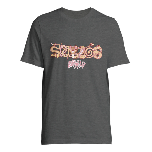 T-shirt au design d'APOU SHINY – Famille des Serpents en Clan - un jeu de cartes familial plein de malice et de stratégie - Editeur : NO ONE GAMES