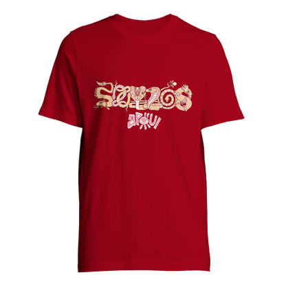 T-shirt au design d'APOU SHINY – Famille des Serpents en Clan - un jeu de cartes familial plein de malice et de stratégie - Editeur : NO ONE GAMES