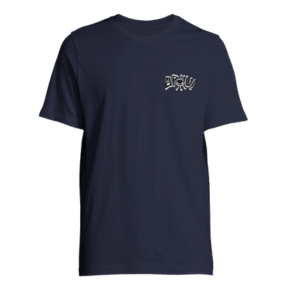 T-shirt au design d'APOU SHINY – Famille des Loups en Totem - un jeu de cartes familial plein de malice et de stratégie - Editeur : NO ONE GAMES