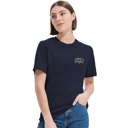 T-shirt au design d'APOU SHINY – Famille des Loups en Totem - un jeu de cartes familial plein de malice et de stratégie - Editeur : NO ONE GAMES