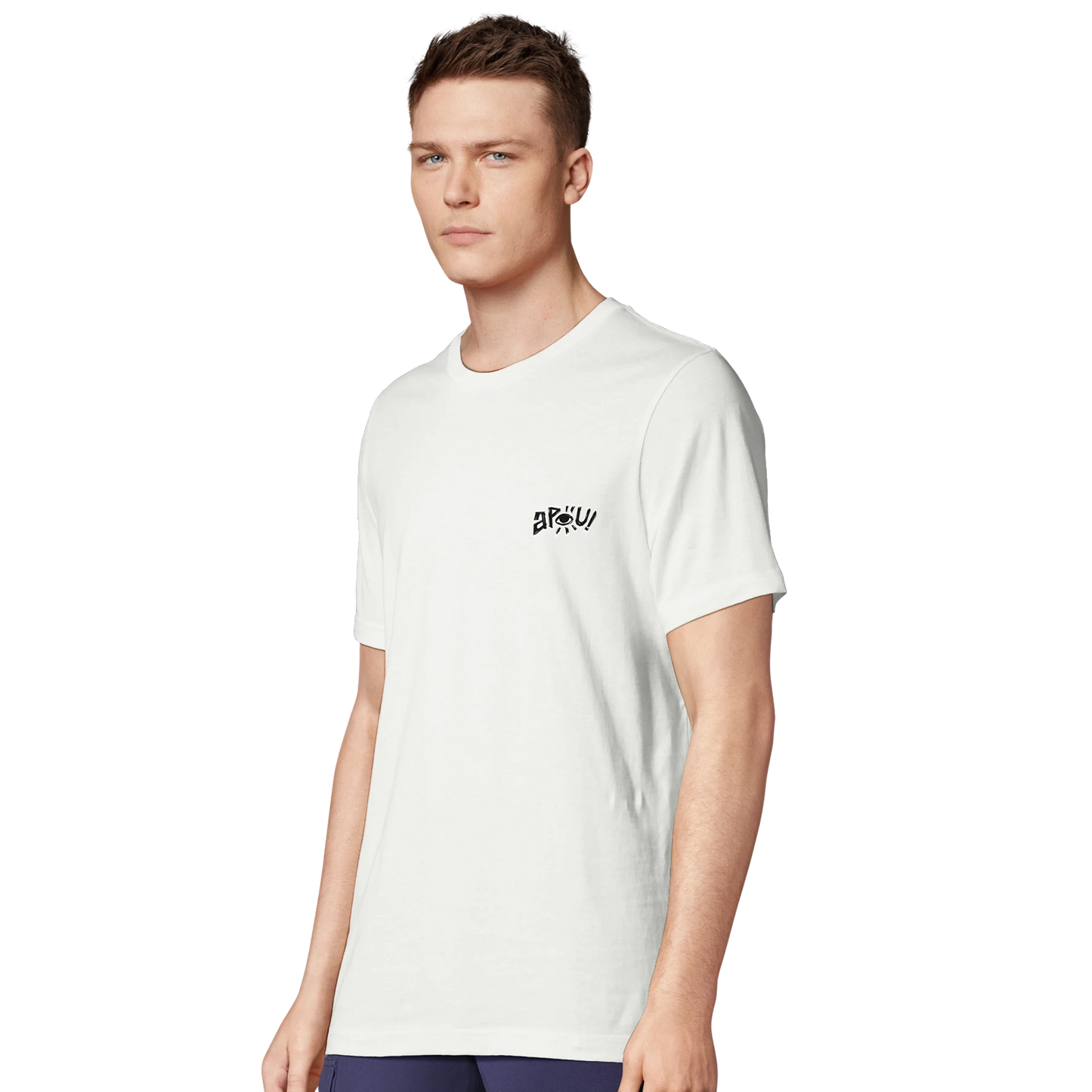 T-shirt au design d'APOU SHINY – Famille des Oiseaux en Totem - un jeu de cartes familial plein de malice et de stratégie - Editeur : NO ONE GAMES