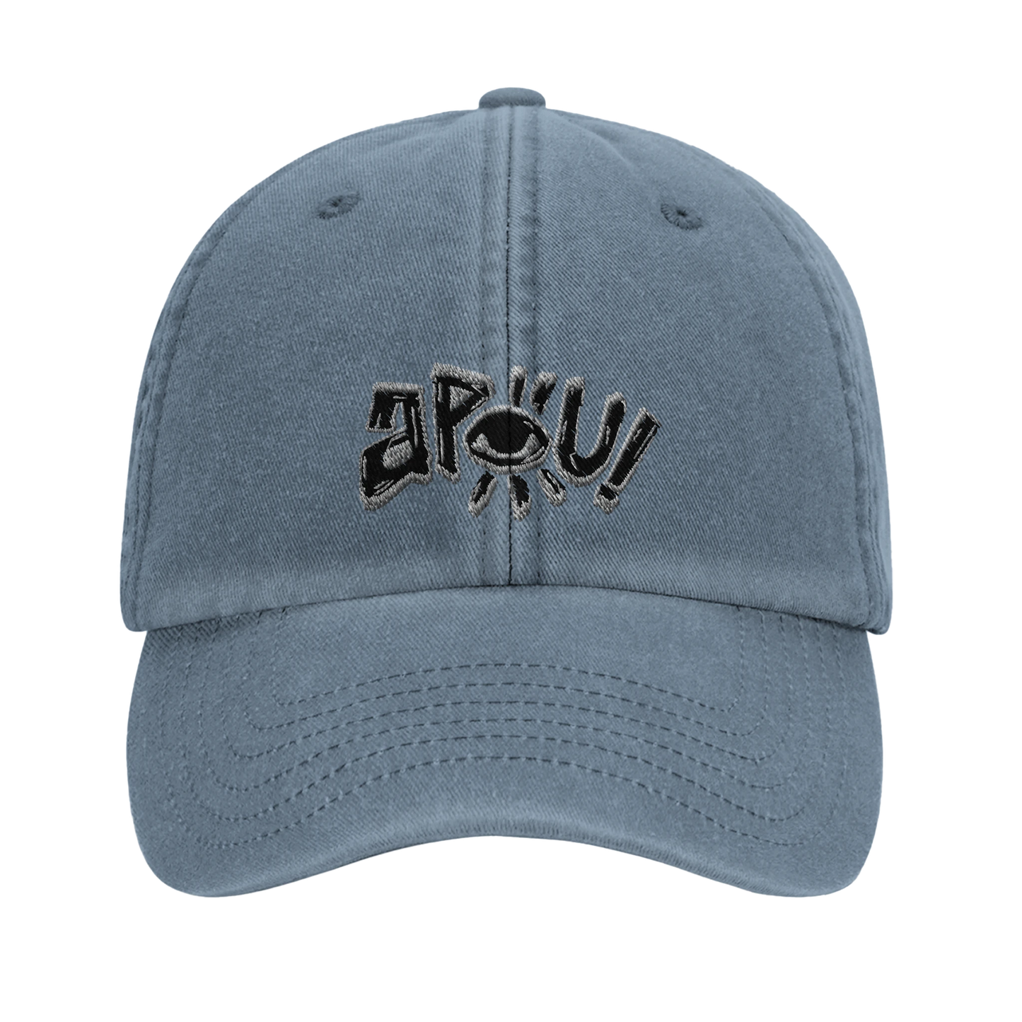 Casquette au design d'APOU SHINY – Logo APOU - un jeu de cartes familial plein de malice et de stratégie - Editeur : NO ONE GAMES