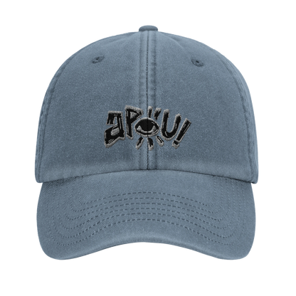 Casquette au design d'APOU SHINY – Logo APOU - un jeu de cartes familial plein de malice et de stratégie - Editeur : NO ONE GAMES