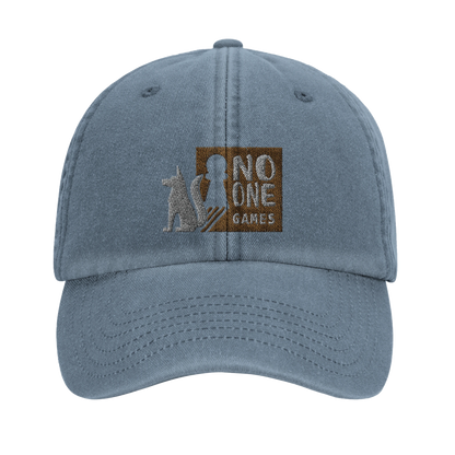 Casquette au design du logo de NO ONE GAMES - Inspiration du loup d'APOU SHINY : un jeu de cartes familial plein de malice et de stratégie