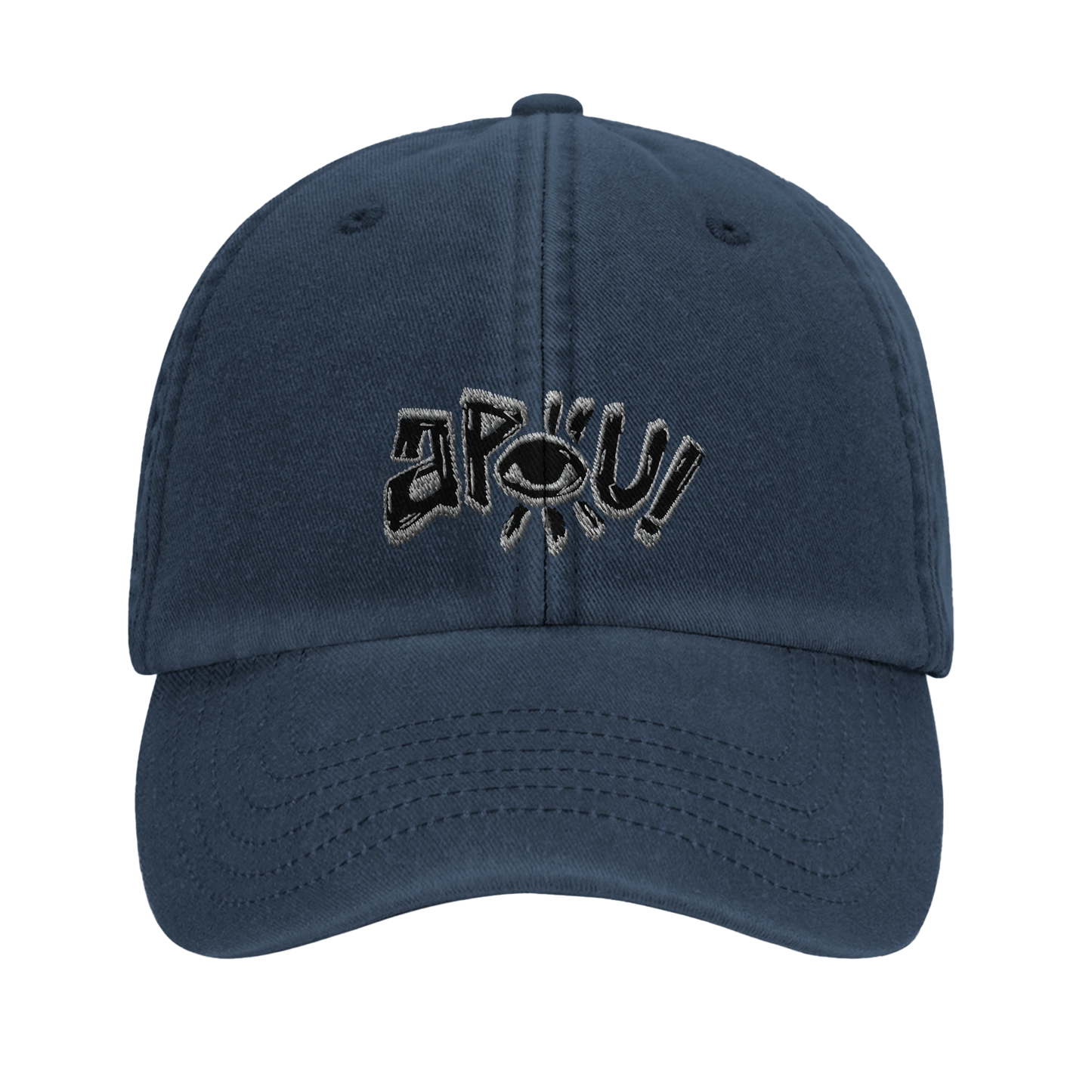 Casquette au design d'APOU SHINY – Logo APOU - un jeu de cartes familial plein de malice et de stratégie - Editeur : NO ONE GAMES