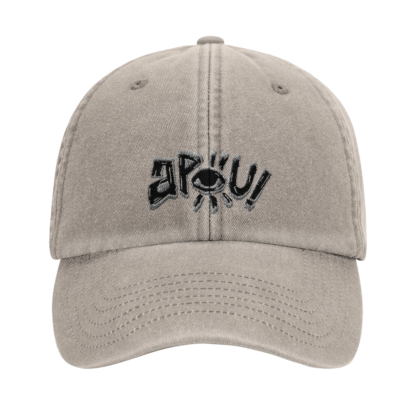 Casquette au design d'APOU SHINY – Logo APOU - un jeu de cartes familial plein de malice et de stratégie - Editeur : NO ONE GAMES