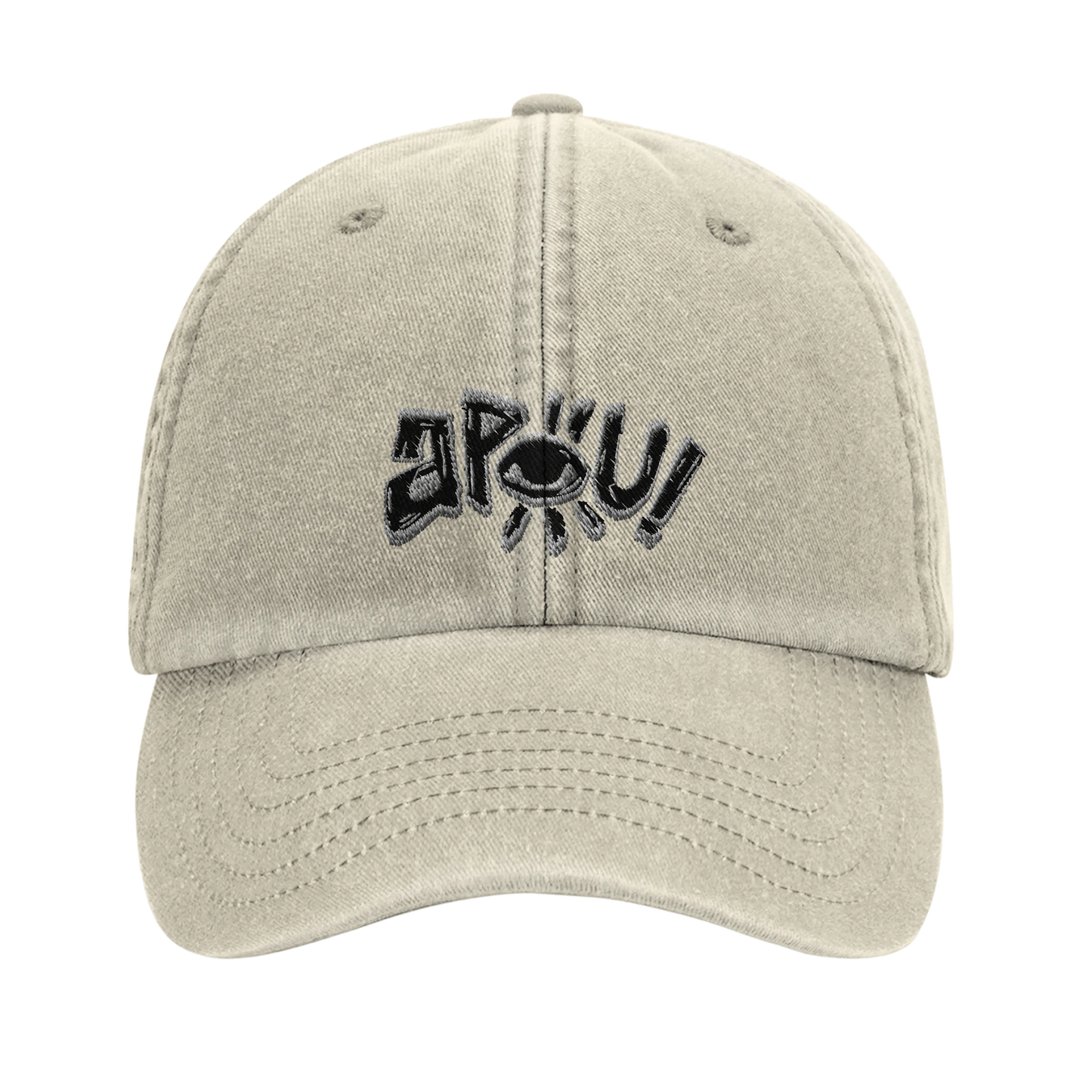 Casquette au design d'APOU SHINY – Logo APOU - un jeu de cartes familial plein de malice et de stratégie - Editeur : NO ONE GAMES