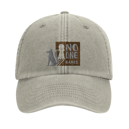 Casquette au design du logo de NO ONE GAMES - Inspiration du loup d'APOU SHINY : un jeu de cartes familial plein de malice et de stratégie