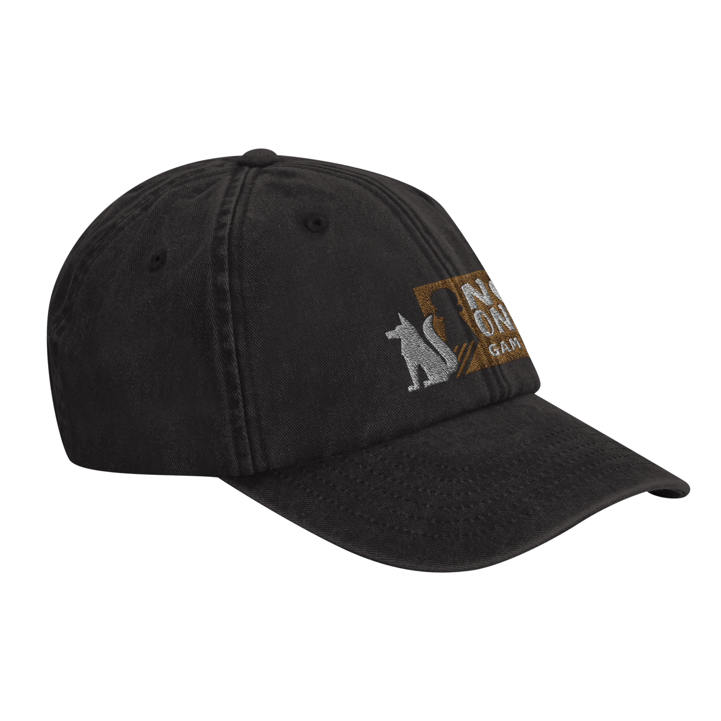 Casquette au design du logo de NO ONE GAMES - Inspiration du loup d'APOU SHINY : un jeu de cartes familial plein de malice et de stratégie