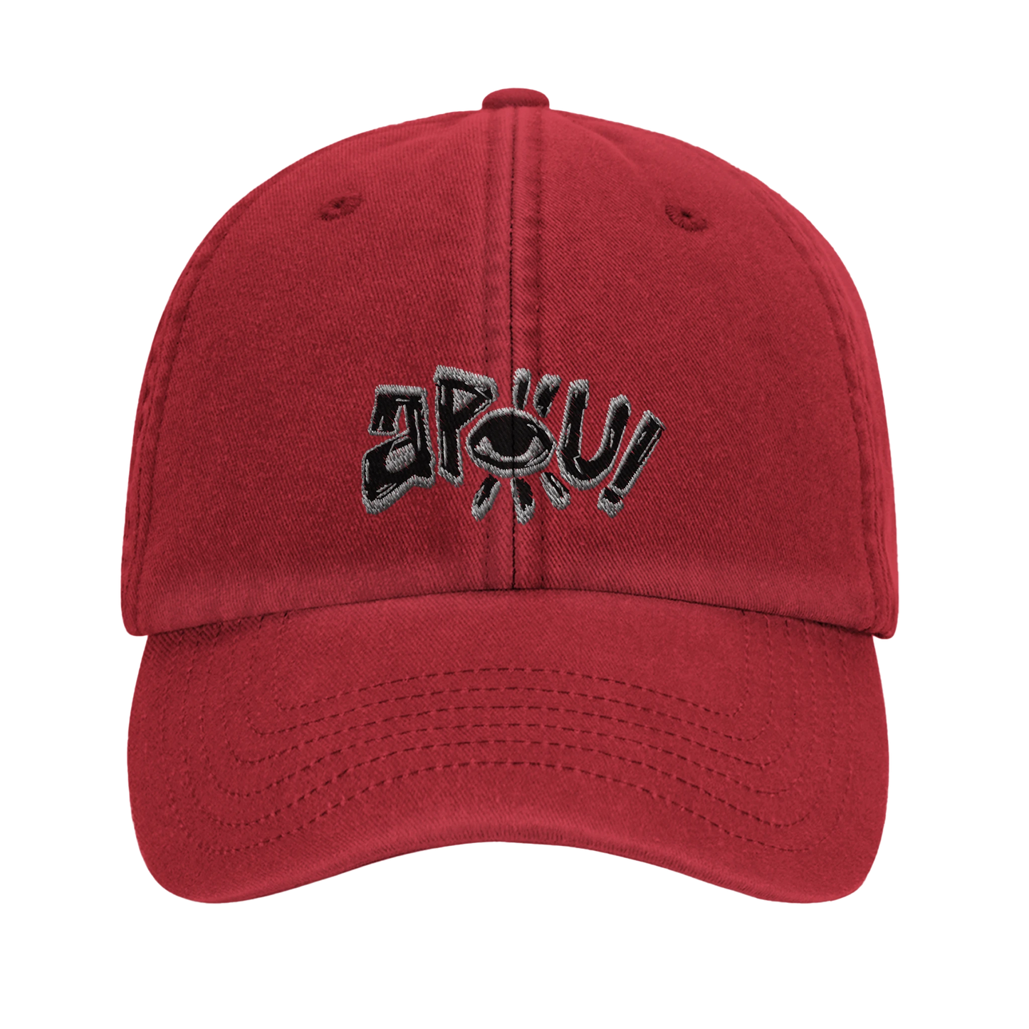 Casquette au design d'APOU SHINY – Logo APOU - un jeu de cartes familial plein de malice et de stratégie - Editeur : NO ONE GAMES