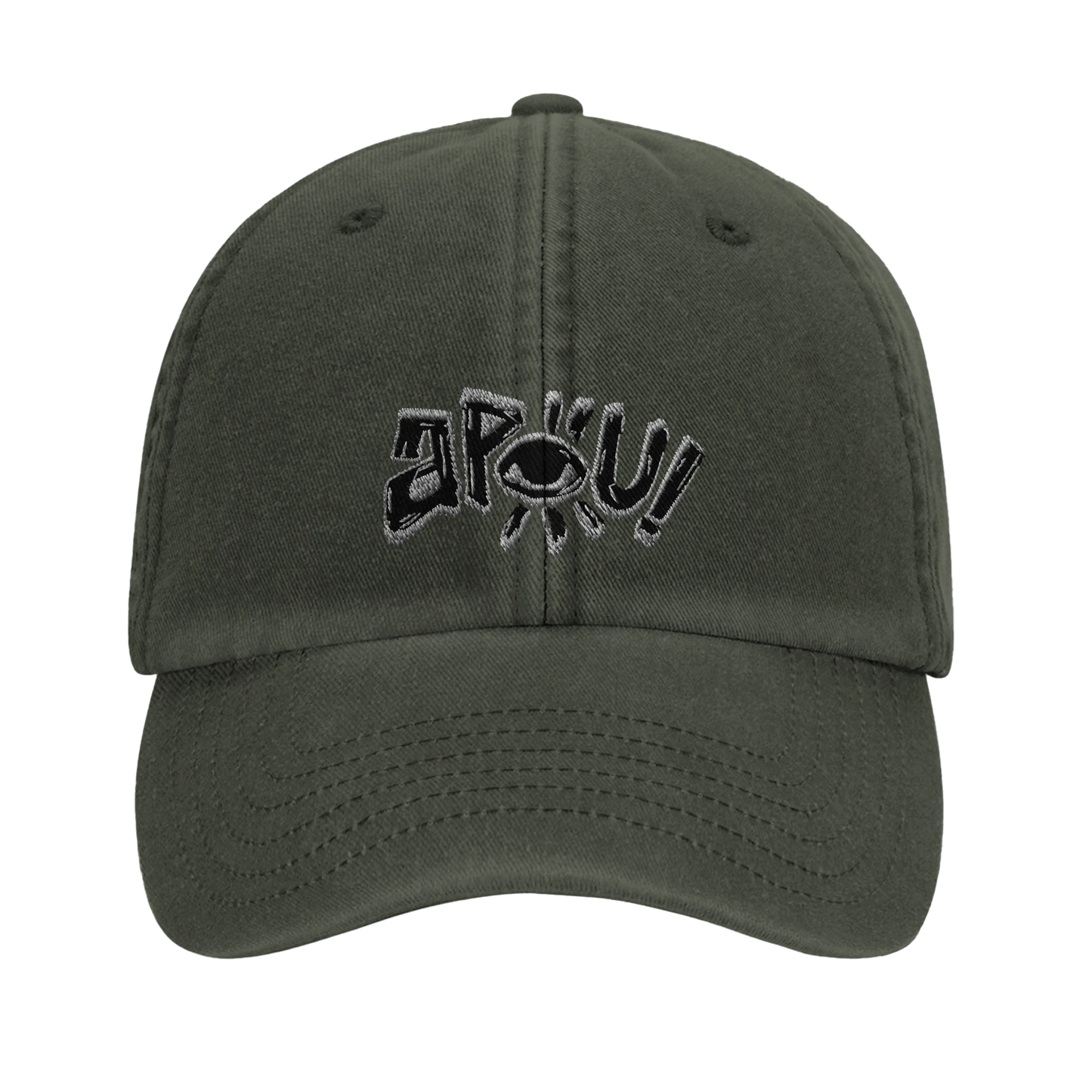 Casquette au design d'APOU SHINY – Logo APOU - un jeu de cartes familial plein de malice et de stratégie - Editeur : NO ONE GAMES