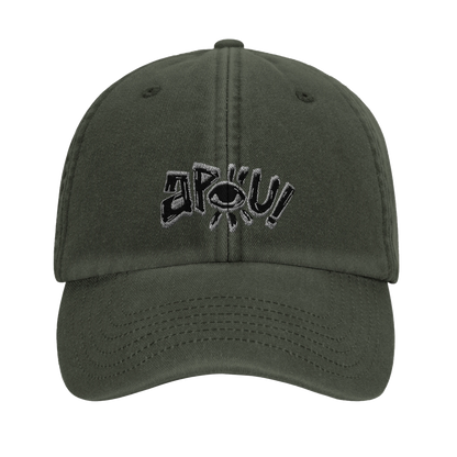 Casquette au design d'APOU SHINY – Logo APOU - un jeu de cartes familial plein de malice et de stratégie - Editeur : NO ONE GAMES
