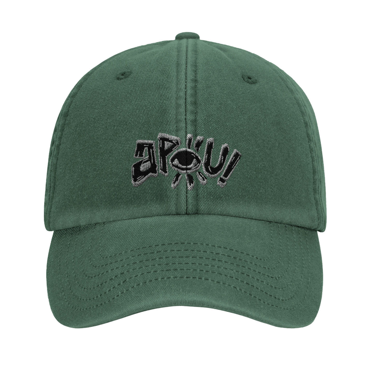 Casquette au design d'APOU SHINY – Logo APOU - un jeu de cartes familial plein de malice et de stratégie - Editeur : NO ONE GAMES